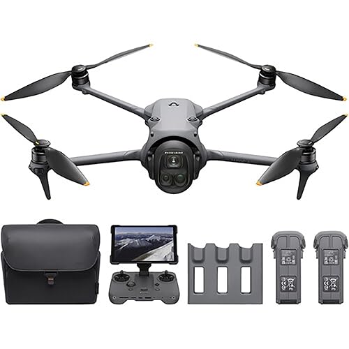 DJI Mavic 4 Pro Drone 512GB Creator Combo (DJI RC Pro 2) with 100MP Hasselblad Camera, Triple-Camera System, 6K/60fps HDR Video, 51-Min Flight Time, O4+ 30km Video Transmission, 0.1-Lux Night Vision