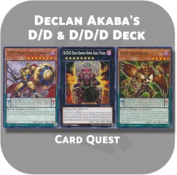 Complete Custom Deck for Yu-Gi-Oh! ARC-V - Declan Akabas D/D & D/D/D Pendulum Deck