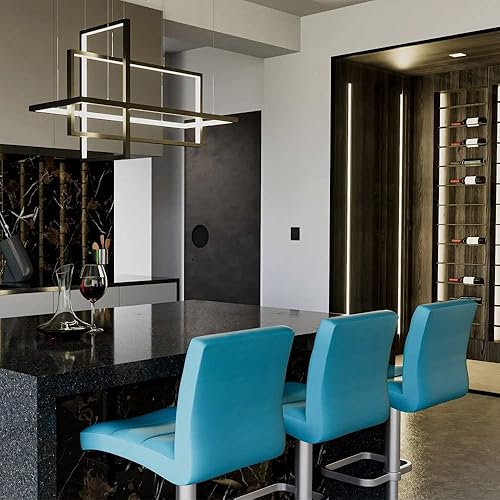 Miniatura 89 de Zuri Furniture Lush - Taburete giratorio sin brazos de altura ajustable magenta con base de acero cepillado Magenta,Rojo -,Blanco,Marrón,Verde