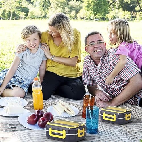 Marmita Elétrica Portátil Premium Automática Carro Lancheira Elétrica Térmica 40w 3 Pratos Veicular