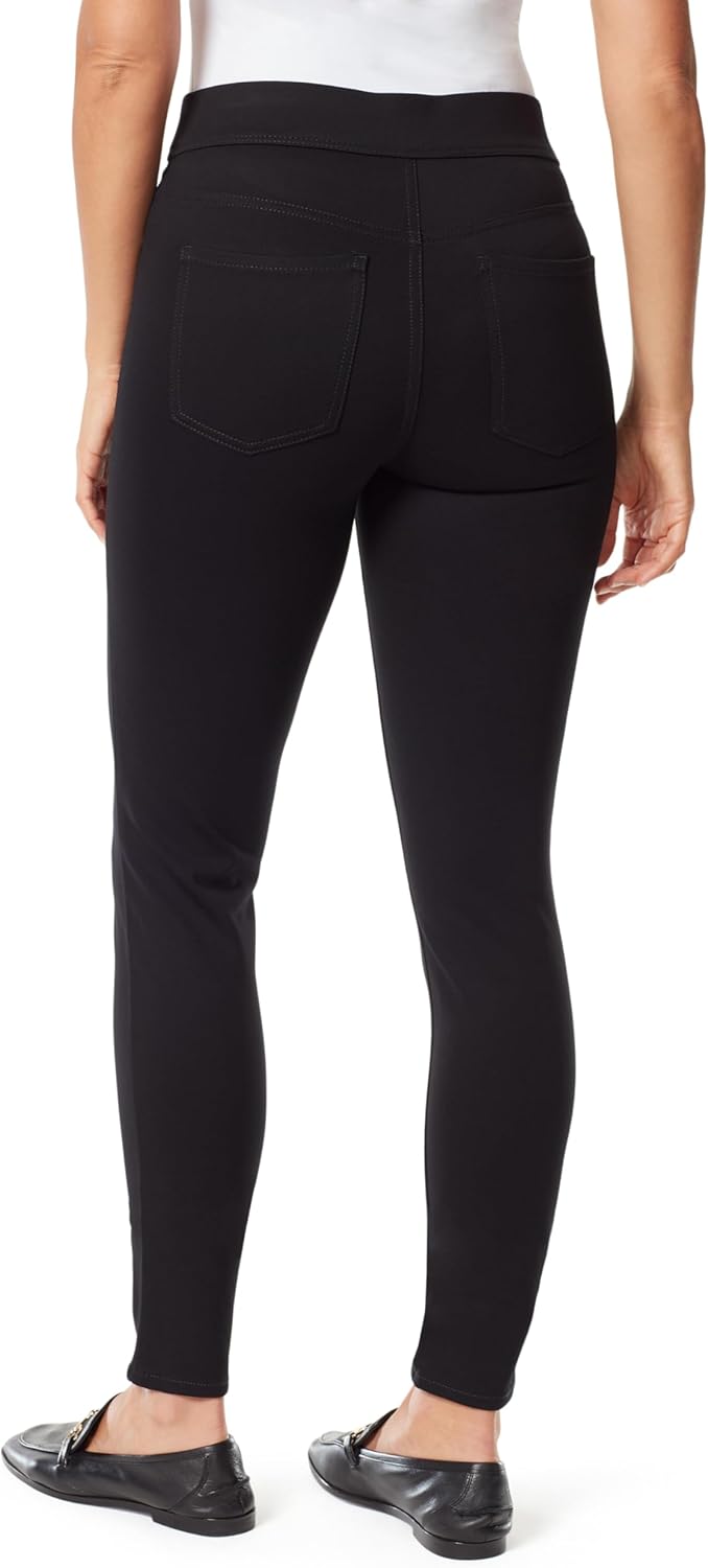 Gloria Vanderbilt Women's Avery Ponte Slim Pull On Pant - Image 2