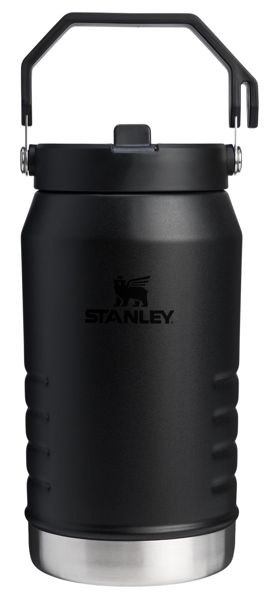 STANLEY IceFlow 2.0 Flip Straw Jug with Handle 64 oz | Twist On Lid and Flip Up Straw | Leakproof for Travel and Sports | Insulated Stainless Steel | BPA-Free | Black 2.0 — image 1