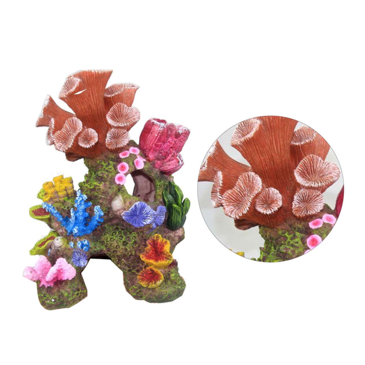 BESPORTBLE Adorno Paisajístico Acuario Rocalla Artificial Decoración Acuario Decorativa Adorno Pecera