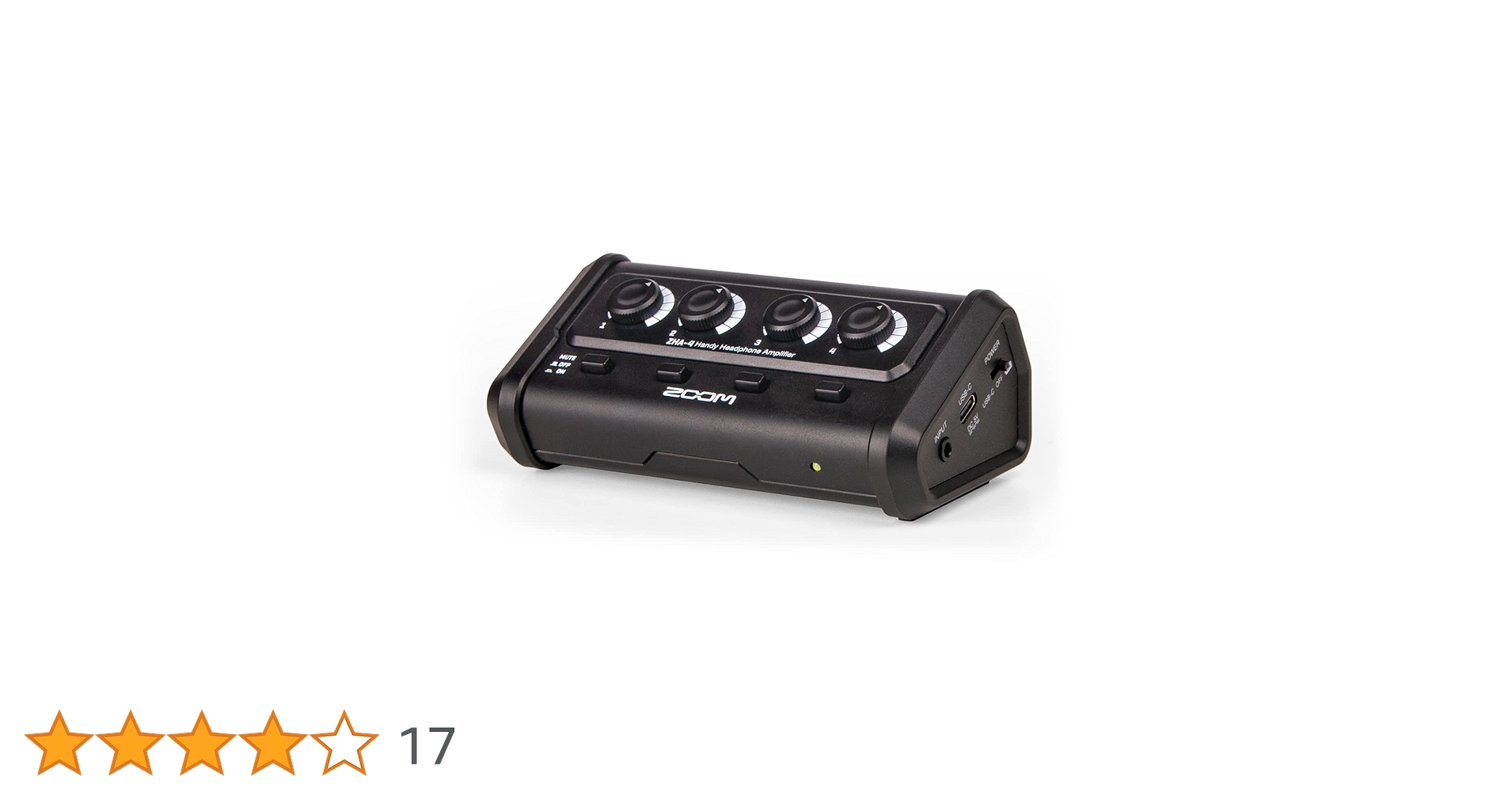 Amazon | ZOOM ズーム ZHA-4 4チャンネルヘッドフォンアンプ