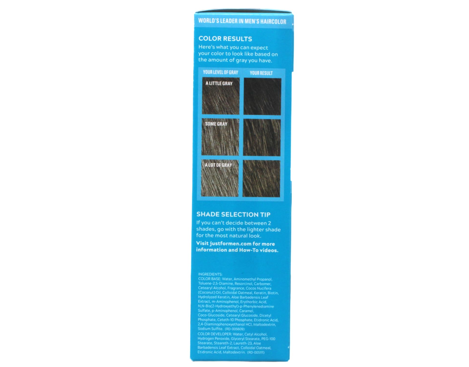 Just For Men Mustache & Beard Brush-In Color Gel M-45 Dark Brown 1 Kit 1