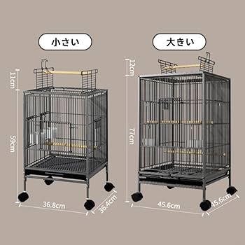 鳥かご　大型　キャスター付き Amazon | NIGOE 鳥かご 大型インコ ケージ 鳥ケージ 鳥籠