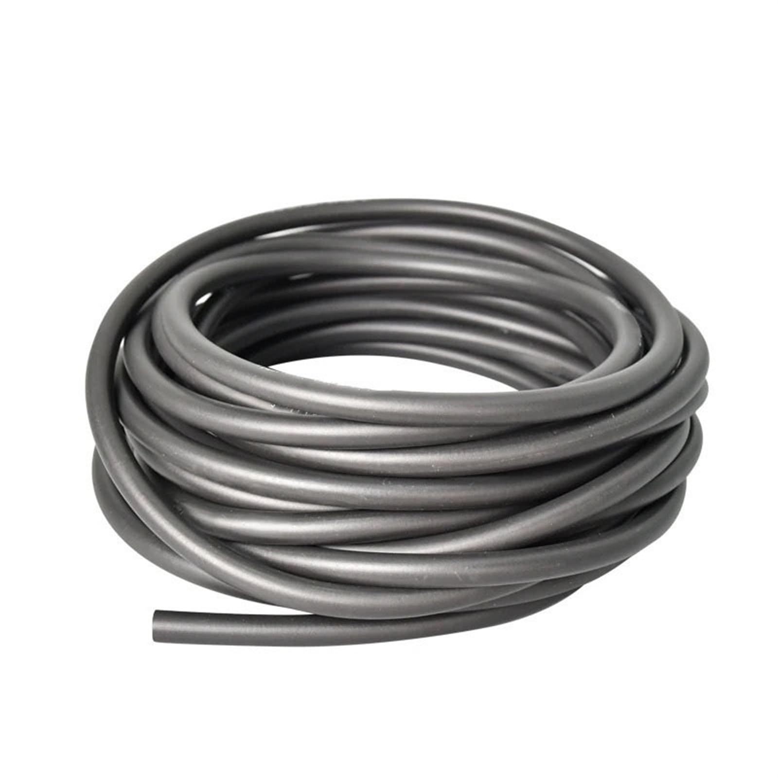 Reforzado Tubo de caucho de flúor de base ácida fuerte resistente a la corrosión Tubo de bomba peristáltica agua negro Flexible(1.65mmx3.25mm)