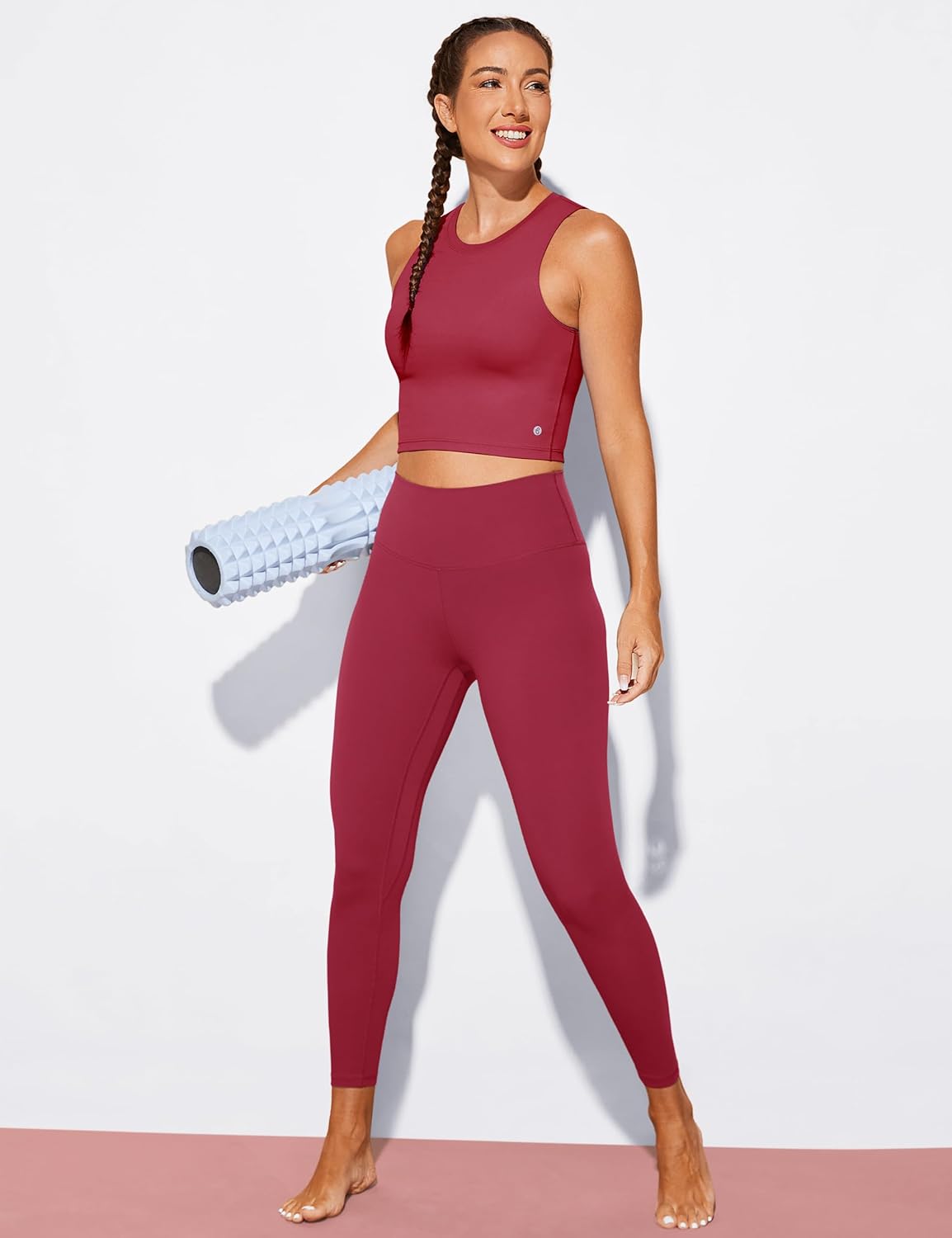 Natural Feelings Nudi Sports Bras for Women Removable Padded Yoga Tank Tops Sleeveless Fitness Workout Crop Tops - Image 5