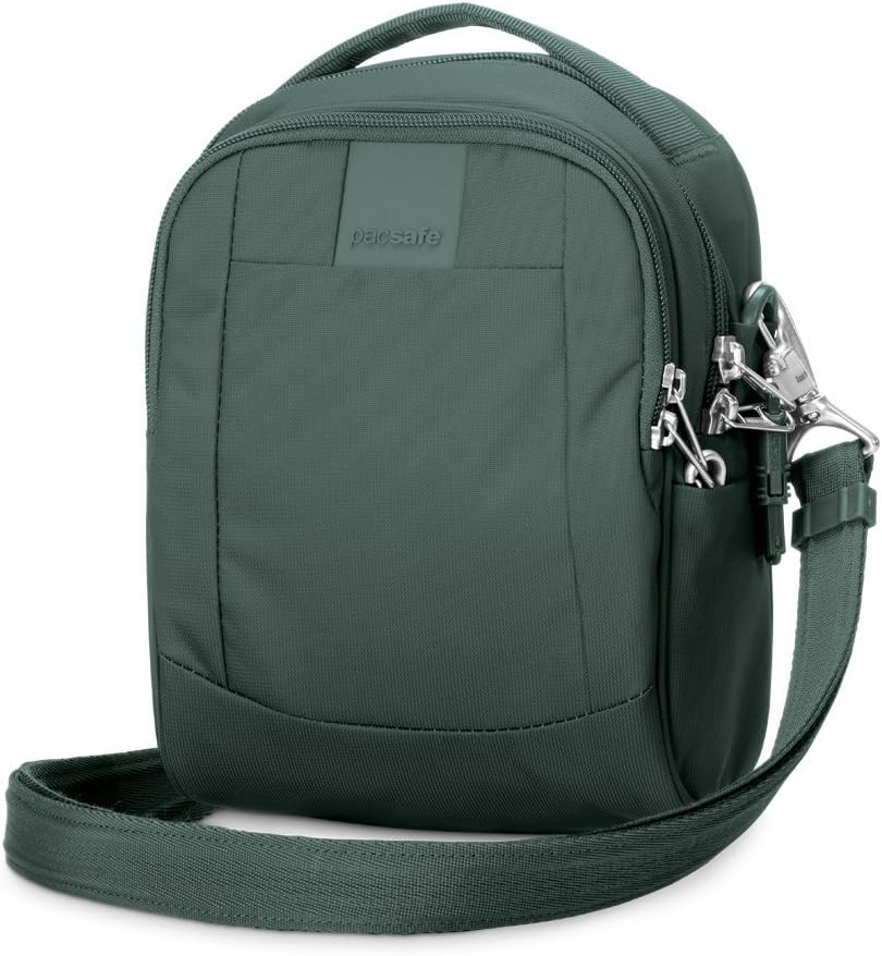 Pacsafe Metrosafe LS100 Anti-Theft Cross-Body Bag, Pine Green