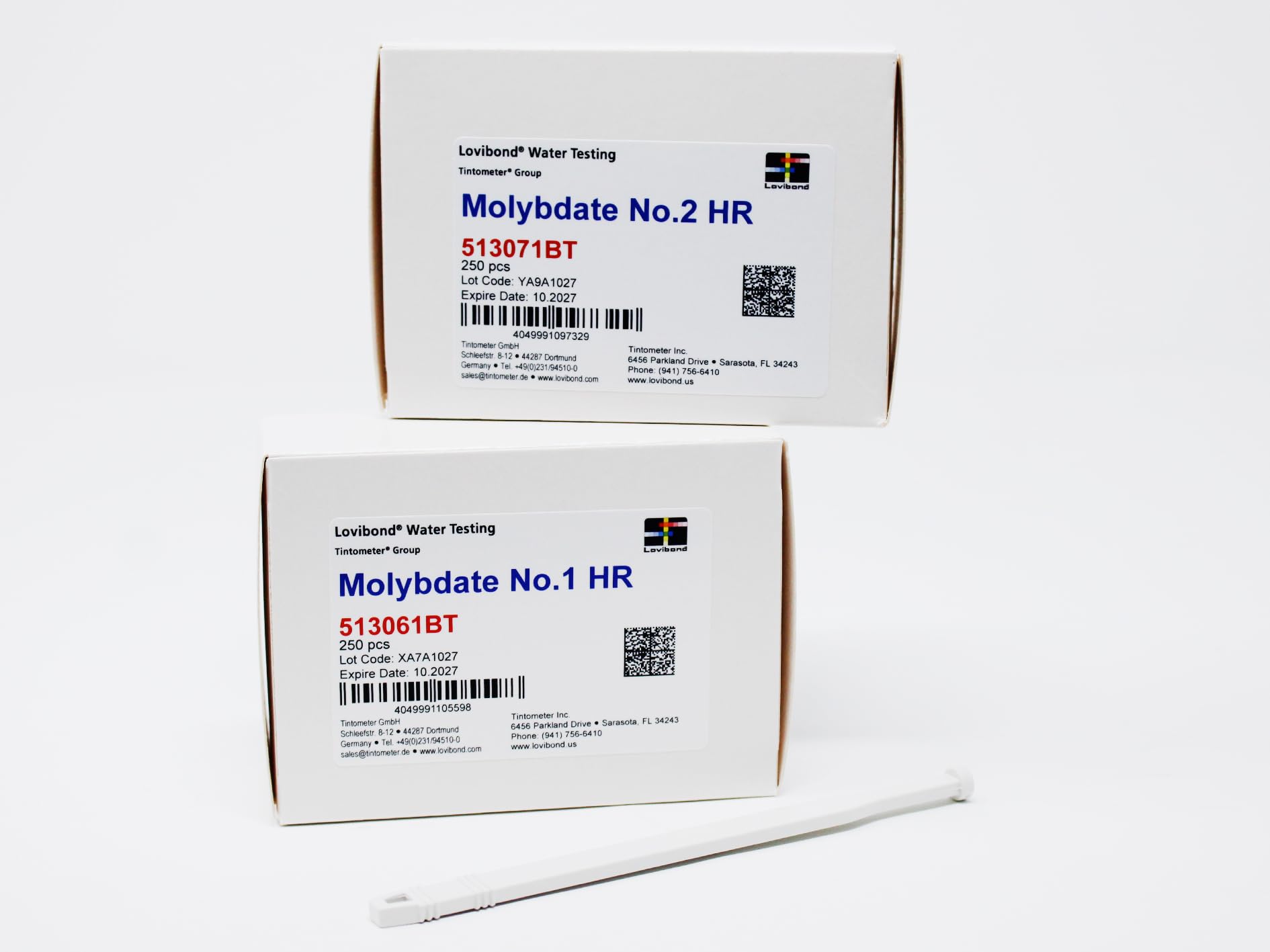 Lovibond Molybdate Combi Pack No 1 & 2 HR (250 pack)