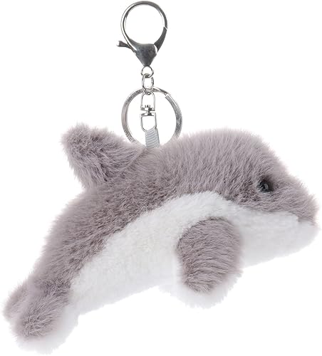 Apricot Lamb Cute Toys Plush Dolphin Stuffed Animal Soft Keychain for Kids Bag, Purse, Backpack, Handbag (6 Inches)