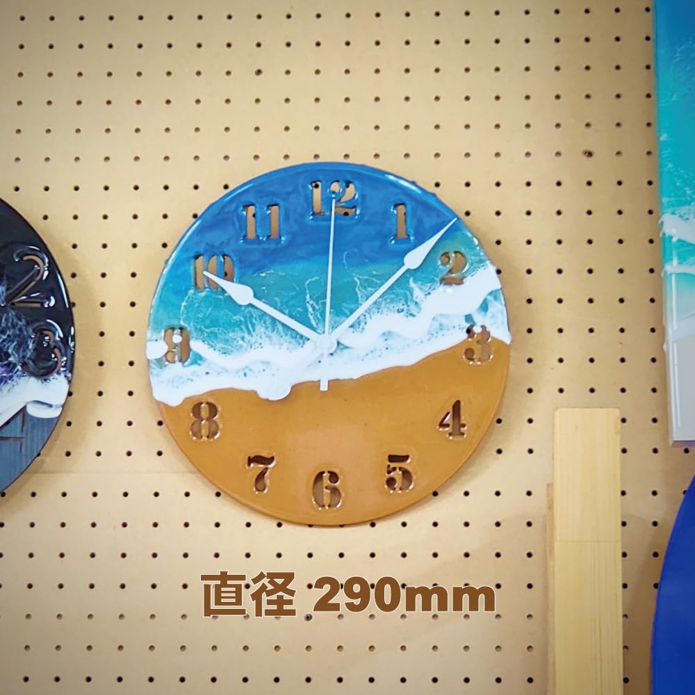 レジン時計　1点もの　ハンドメイド　レジンアート 海レジンアート時計44 時間を海と〜okinawa time1〜 | TSUYOSHI