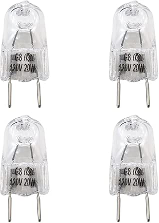 Amazon.com: 4Pcs Replacement Light Bulb Fit for GE Microwave Oven ...