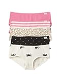 Girls 5-Pack Bikini Underpants Underwear Cat Print XL
