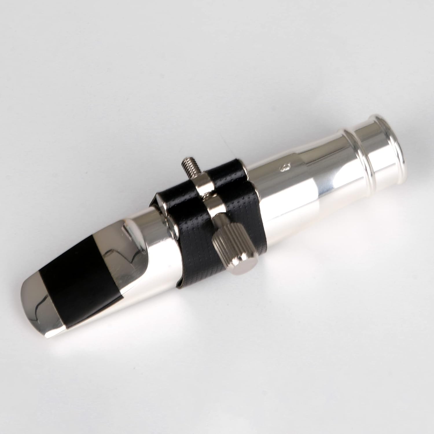 Yibuy Jazz Tenor Saxophone Mouthpiece Set Silver 6# Saxophone Replacement Parts