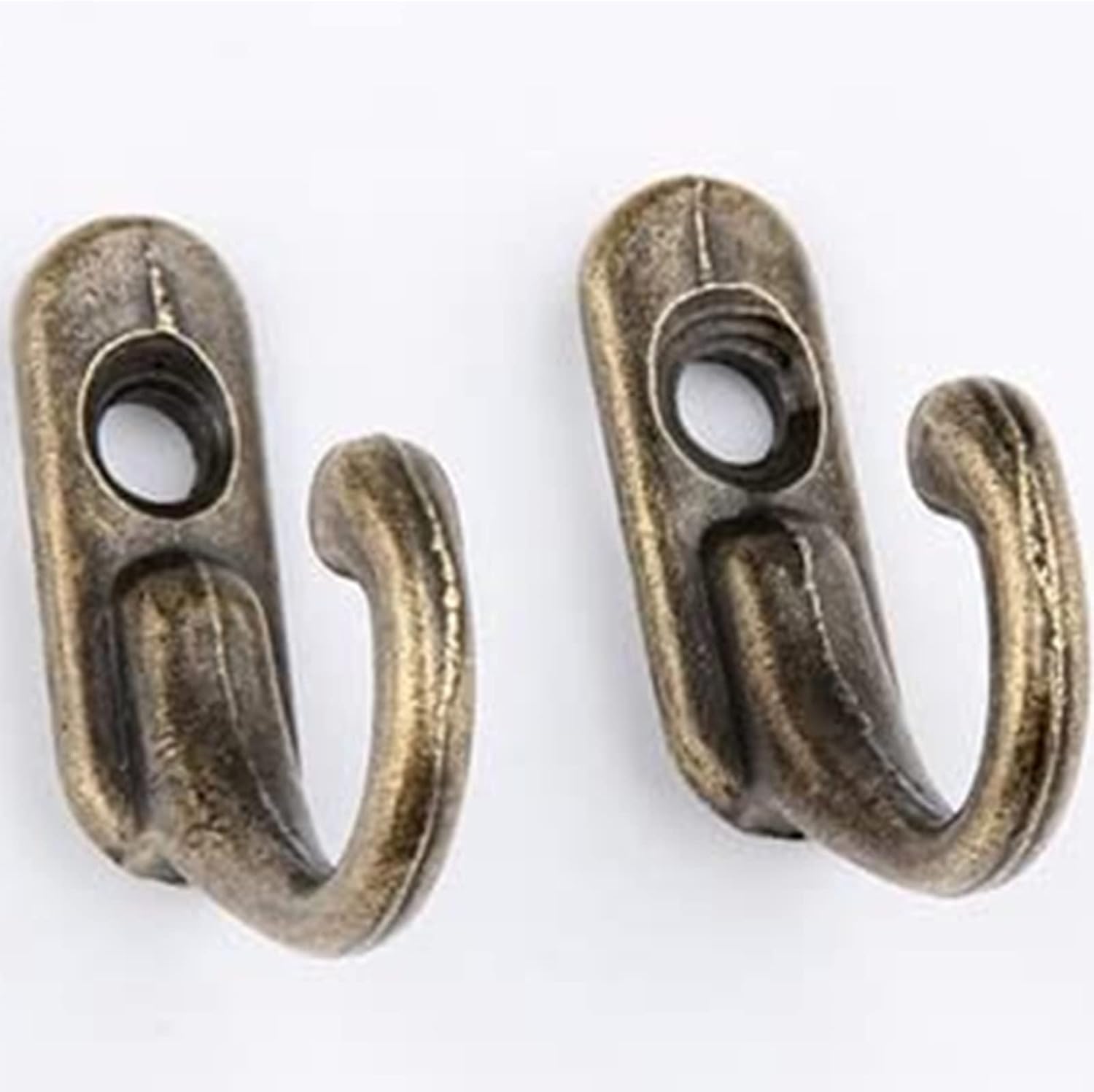 30pc Vintage Bronze Wall Mounted Single Hook Hangers,Wall Hooks,Hooks for Hanging with 30 Pieces Screws for Jewelry, Keys, Hats and Other Small Items. - Image 3