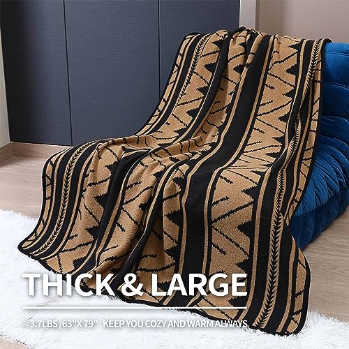 ACUSHLA Merinowollen deken - grote sprei voor slaapbank, gezellige plaids voor banken, bedden, picknick, camping, dikke en warme dekens, alle seizoenen - Afbeelding 5