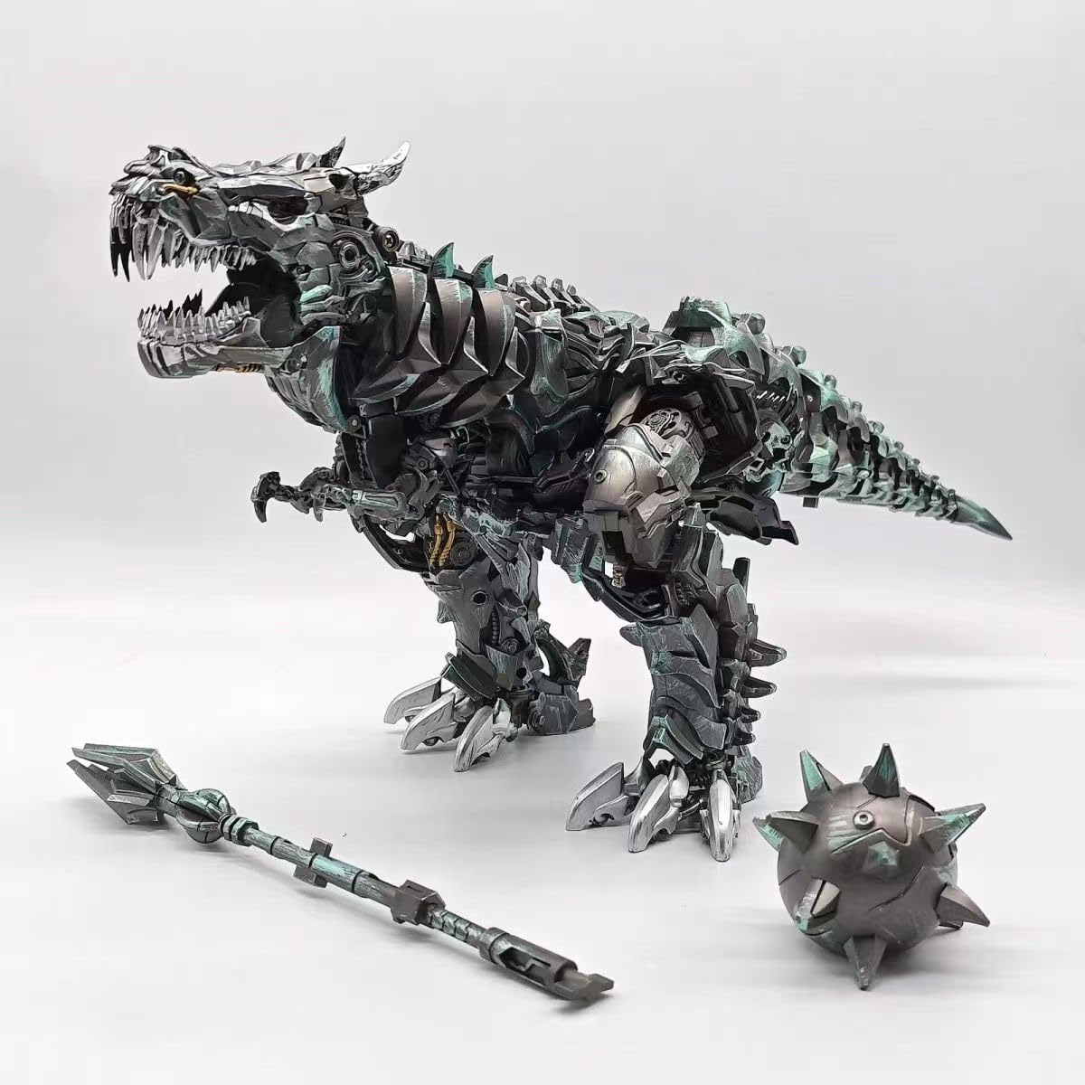 Robot Toys, Action Figure Toy 10.23 Inches Model Dinosaur Leader with Accessories for Kids Boys Gift