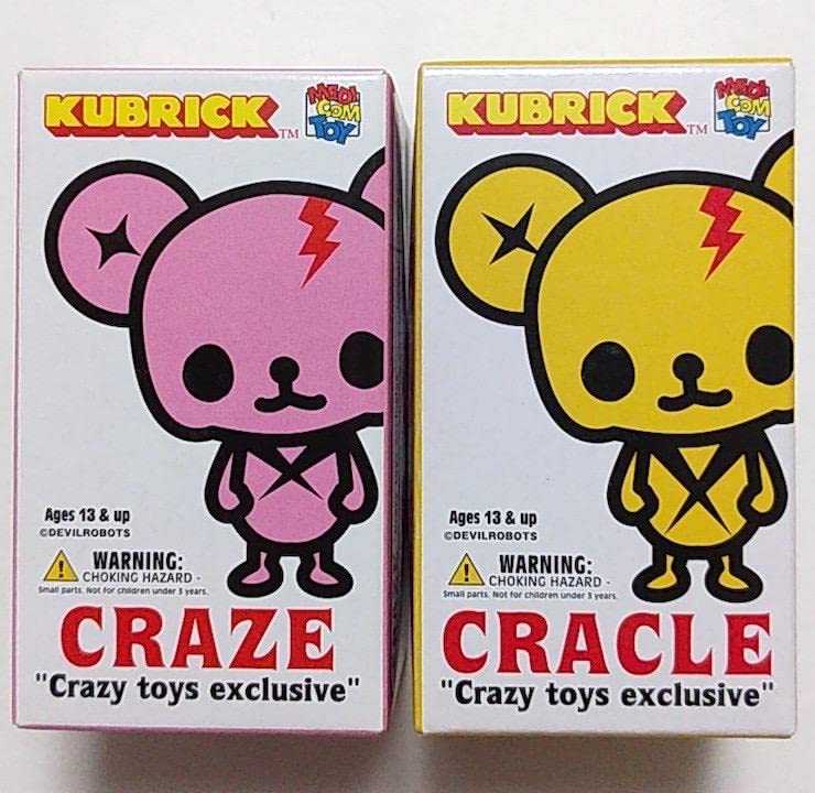 Amazon | 全2種 CRACLE&CRAZE キューブリック ベアブリック Amazon | 全2種 CRACLE&CRAZE キューブリック ベアブリック
