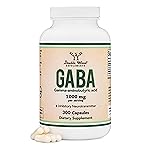 GABA Supplement (300 Capsules, 1,000mg per Serving) Promotes Calm, Relaxation, and Supports Sleep (Vegan Safe, Gluten Free, Non-GMO)(Gamma Aminobutyric Acid) by Double Wood