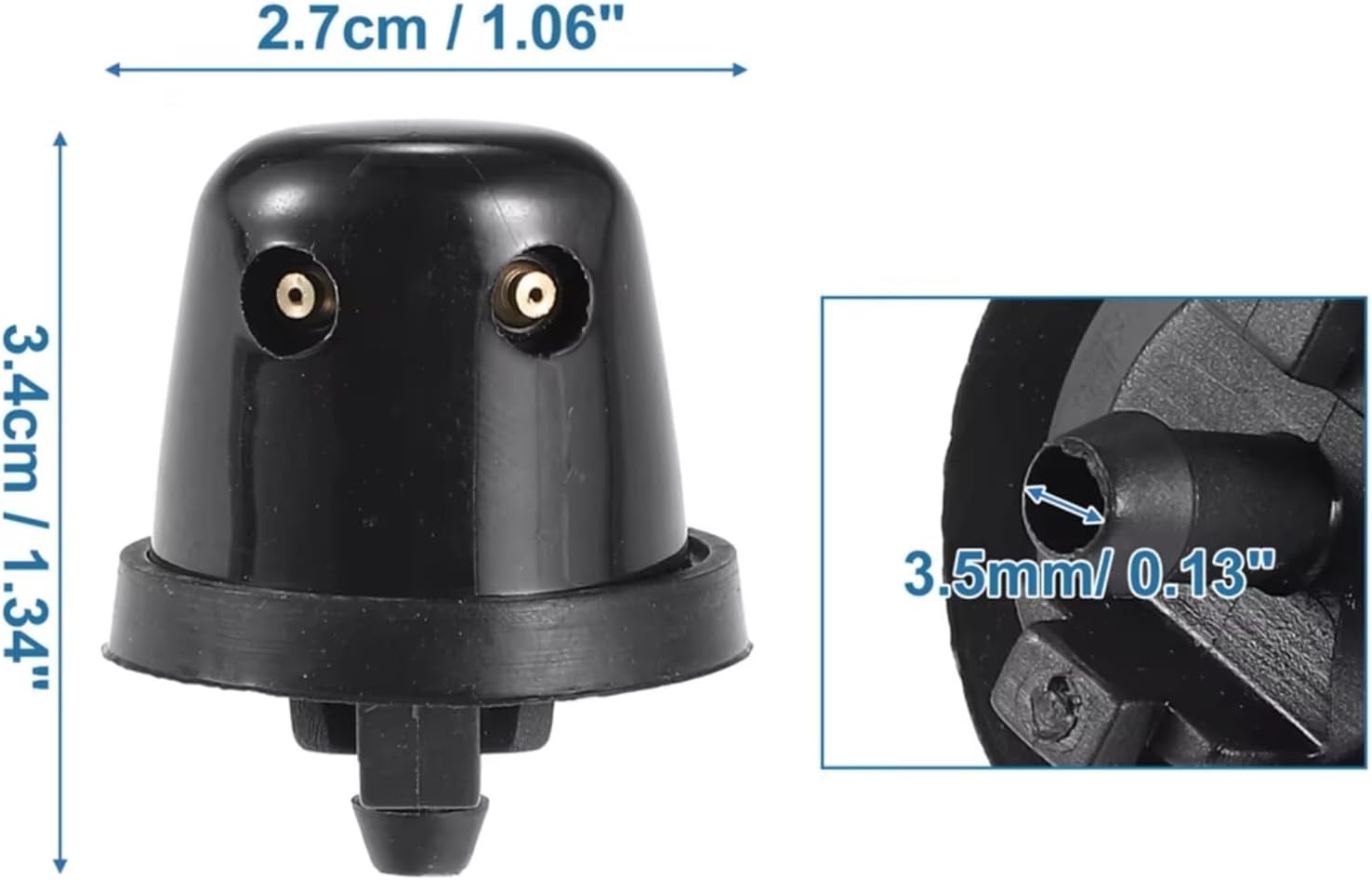 Wiper Spray Washer Jet For Nissan For Pathfinder 1996-2012 2 Pcs Car Rear Windshield Wiper Washer Spray Nozzle Replacement Parts 289700W000