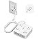 TESSAN Dual Surge Protector Power Strip, 5 Ft Extension Cord Flat Wall Plug with 4 USB (2 USB C) 8 Outlets, 2100J Surge Prote