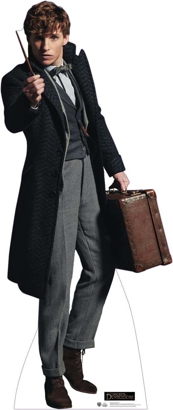 Cardboard People Newt Scamander Life Size Cardboard Cutout Standup - Fantastic Beasts: The Secret of Dumbledore (2022 Film)