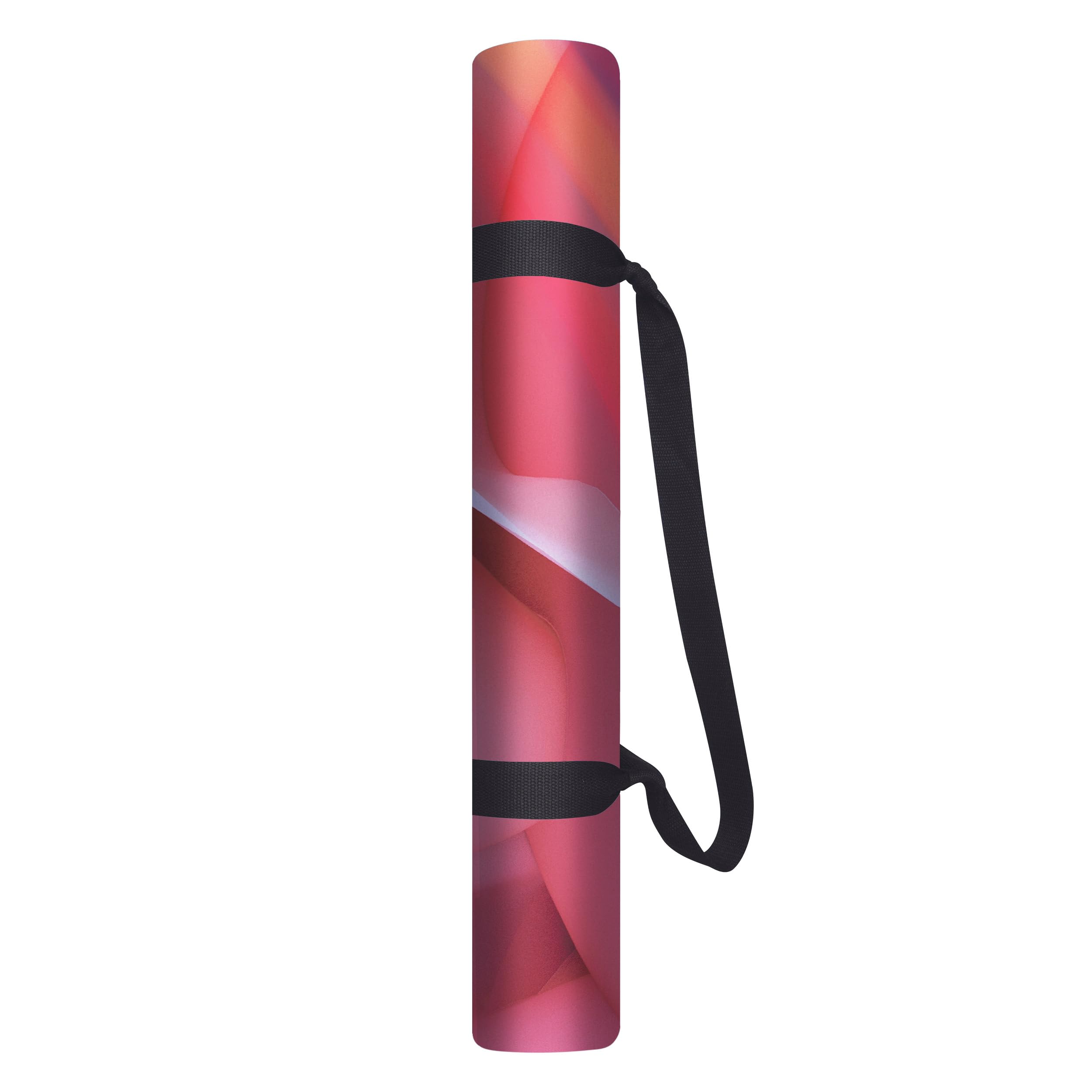 Yoga Design Lab Tappetino da yoga da viaggio, 1,5 mm, sottile, antiscivolo, pieghevole, leggero, opaco, asciugamano, lavabile in lavatrice, con tracolla