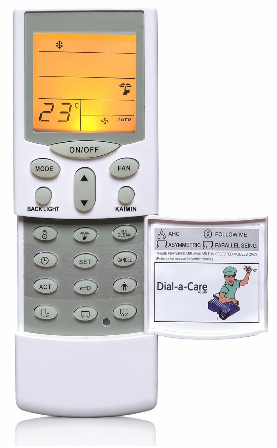 RESORB® RE 68 AC Compatible for Hitachi Split Window AC Remote with Backlit (Match Buttons with Old Remote Before Placing Order)-picture-18