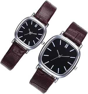 2 Pçs Relógio De Casal Relógio De Prata Relógio Simples Relógios Masculinos Relojes Para Mujer Homem Relógios Para Homens Relógios Combinando Para Casais Liga Moda Relógio De