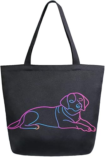 Vista 74 de ALAZA Bolsa de lona grande reutilizable con asas, resistente, lavable, Multi 19