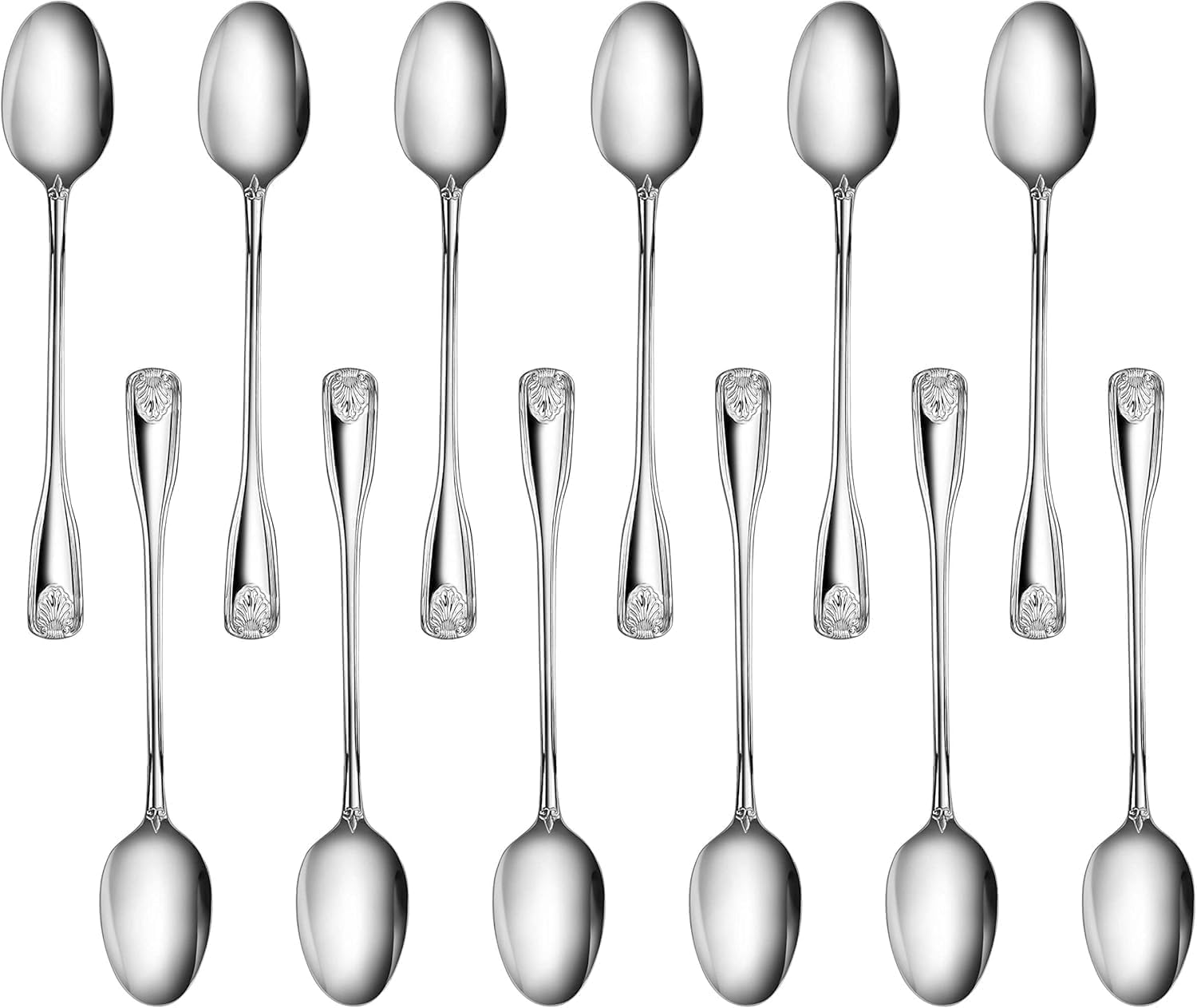 New Star Foodservice Shell Pattern 18/0 Stainless Steel Dinner Fork, 7.7-Inch, Set of 12, Commercial Grade — Amazon image 12