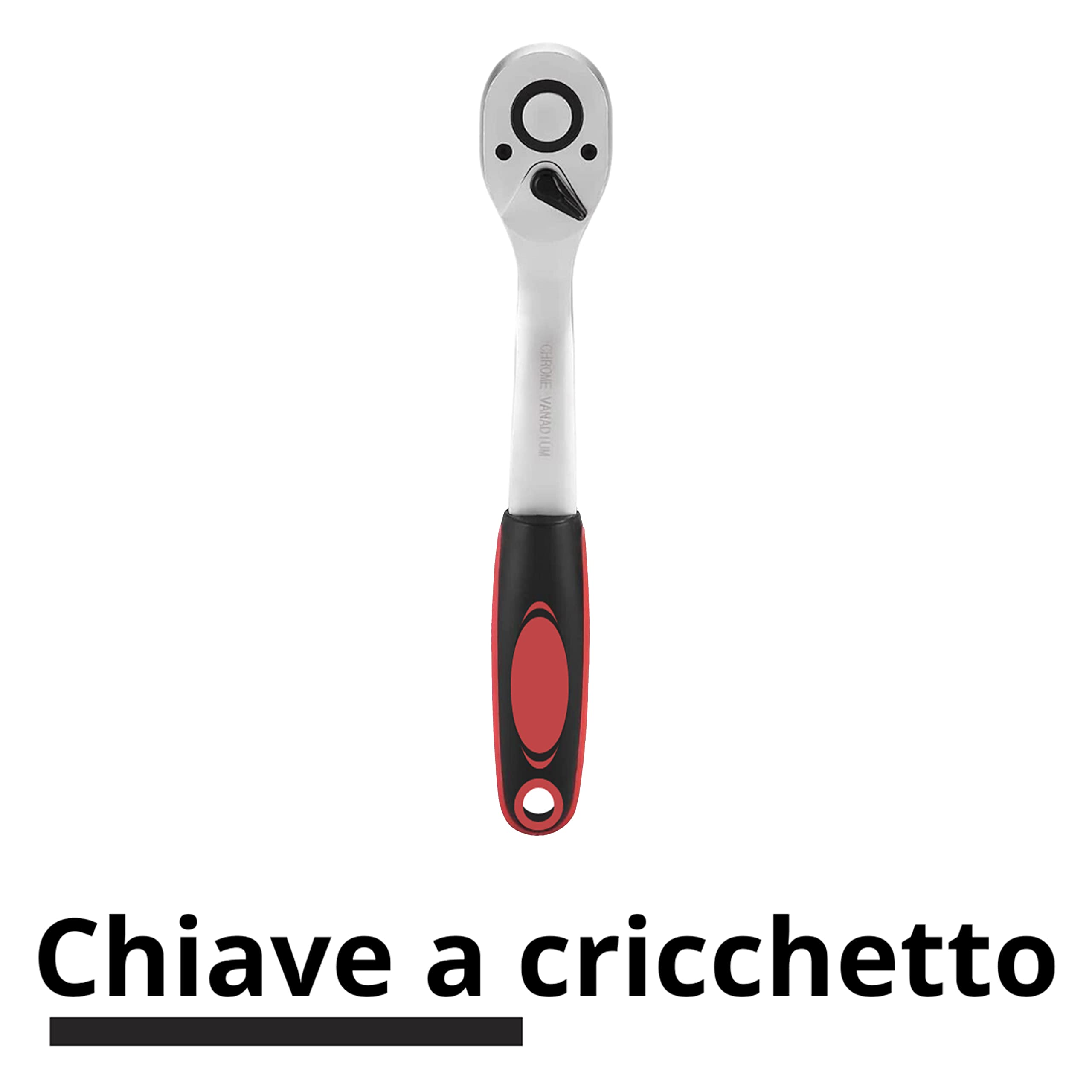 MAKA Valigetta Porta Attrezzi a Bussola Esagonali Professionale 108 Cricchetto Reversibile Pezzi Chiavi Inserti Avvitatori a Snodo Acciaio al Cromo Vanadio Punta Adattatore (108 Pezzi)