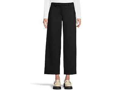 Eileen Fisher Petite Washable Flex Ponte Wide Full Length Trouser Women