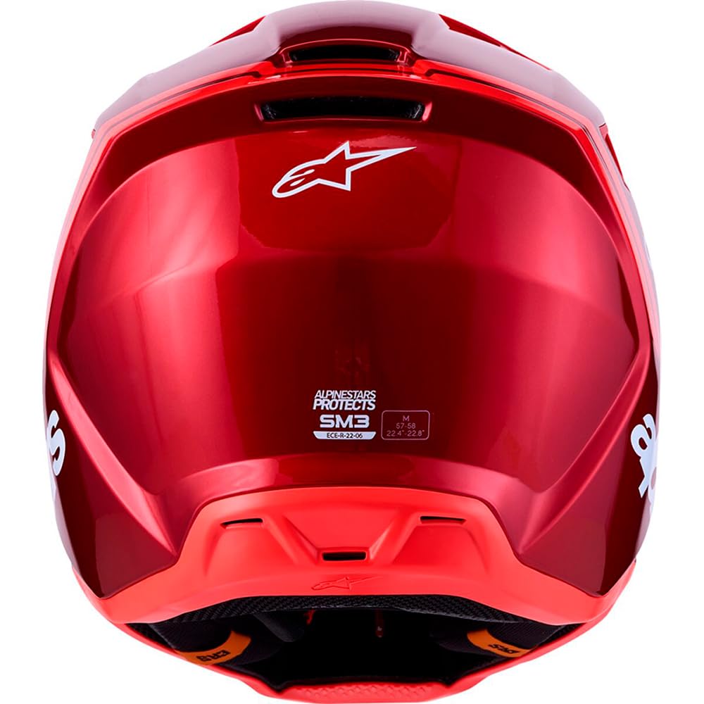 Alpinestars S-M3 Radium Kask motocrossowy, czerwony/biały, XL (61/62)