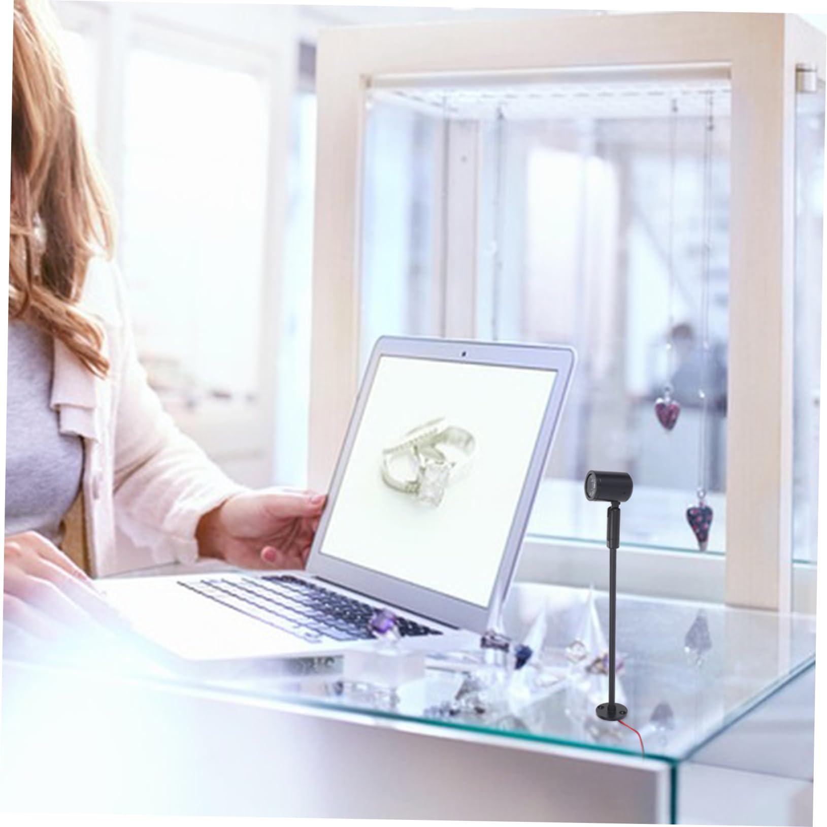 Mipcase LED Small Spotlight for Jewelry Display Cabinet Light Natural Indoor Lighting Home Decor Durable and Energy Efficient for Showcases and Closets