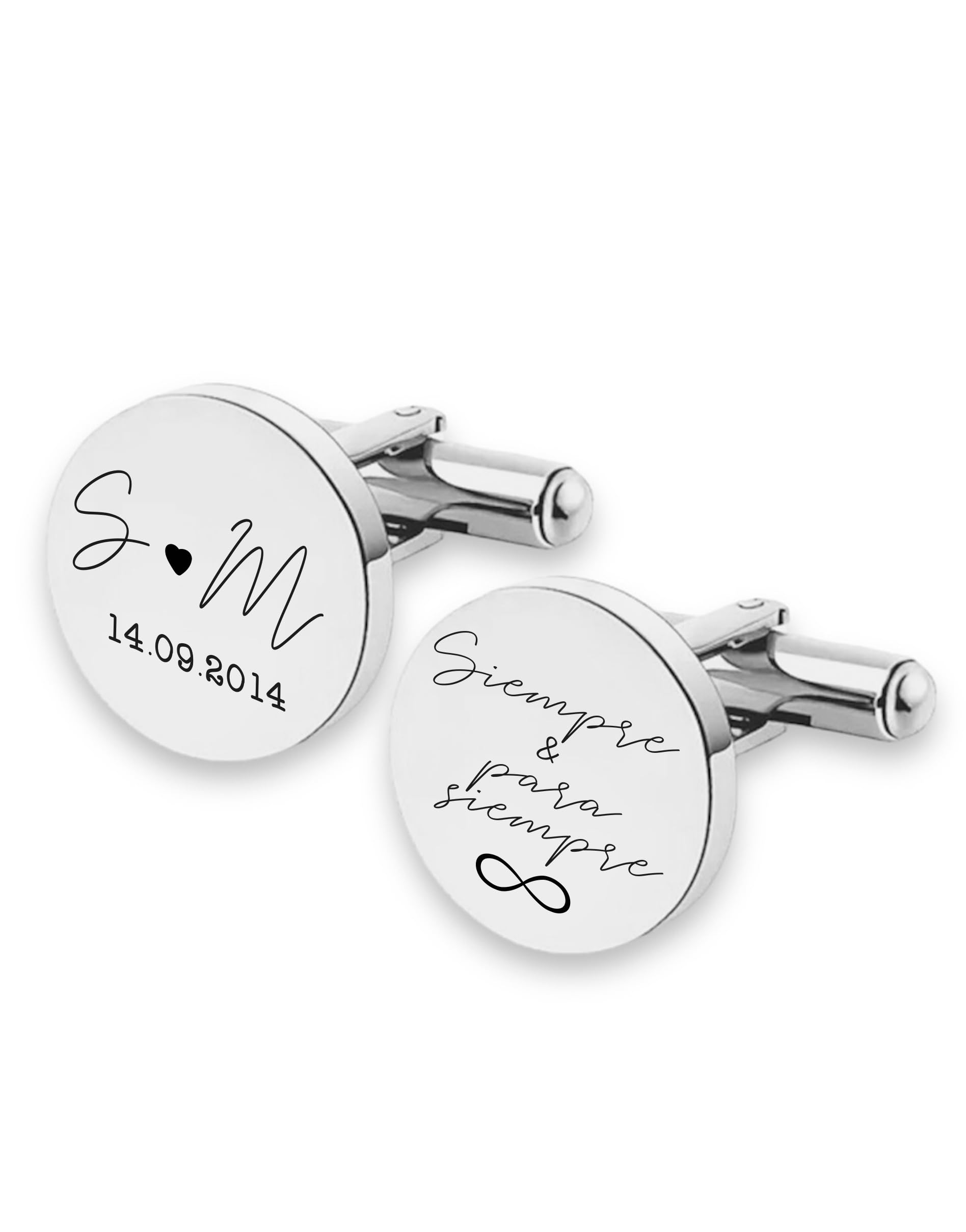 Always Gemelos Iniciales y fecha Personalizados Siempre y para Siempre Regalo Boda