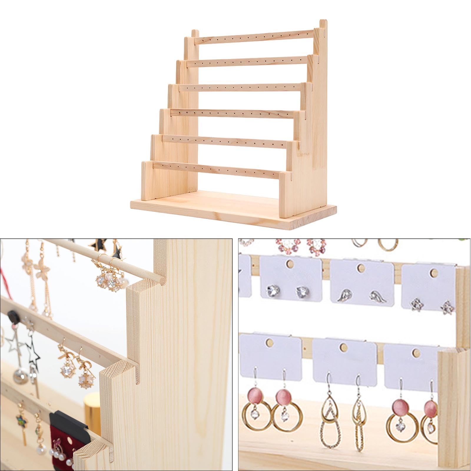 Espositore per Gioielli, Espositore per Orologi, Organizer per Ciondoli, Porta Bracciali a più Livelli, Espositore per Orecchini