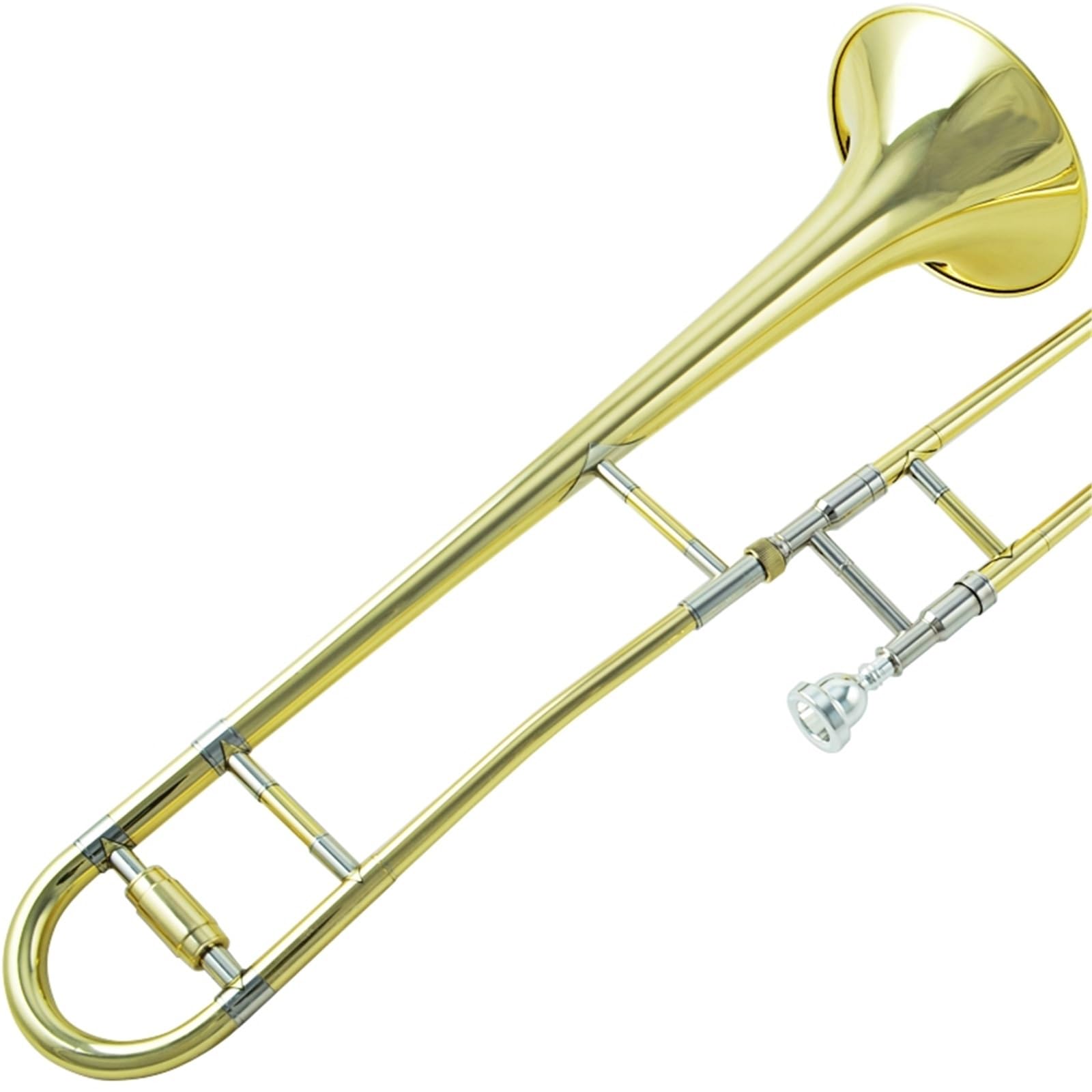 Trombone Basso Gruppo Musicale Da Palco Per Adulti Con Trombone Contralto In Sib Laccato Oro