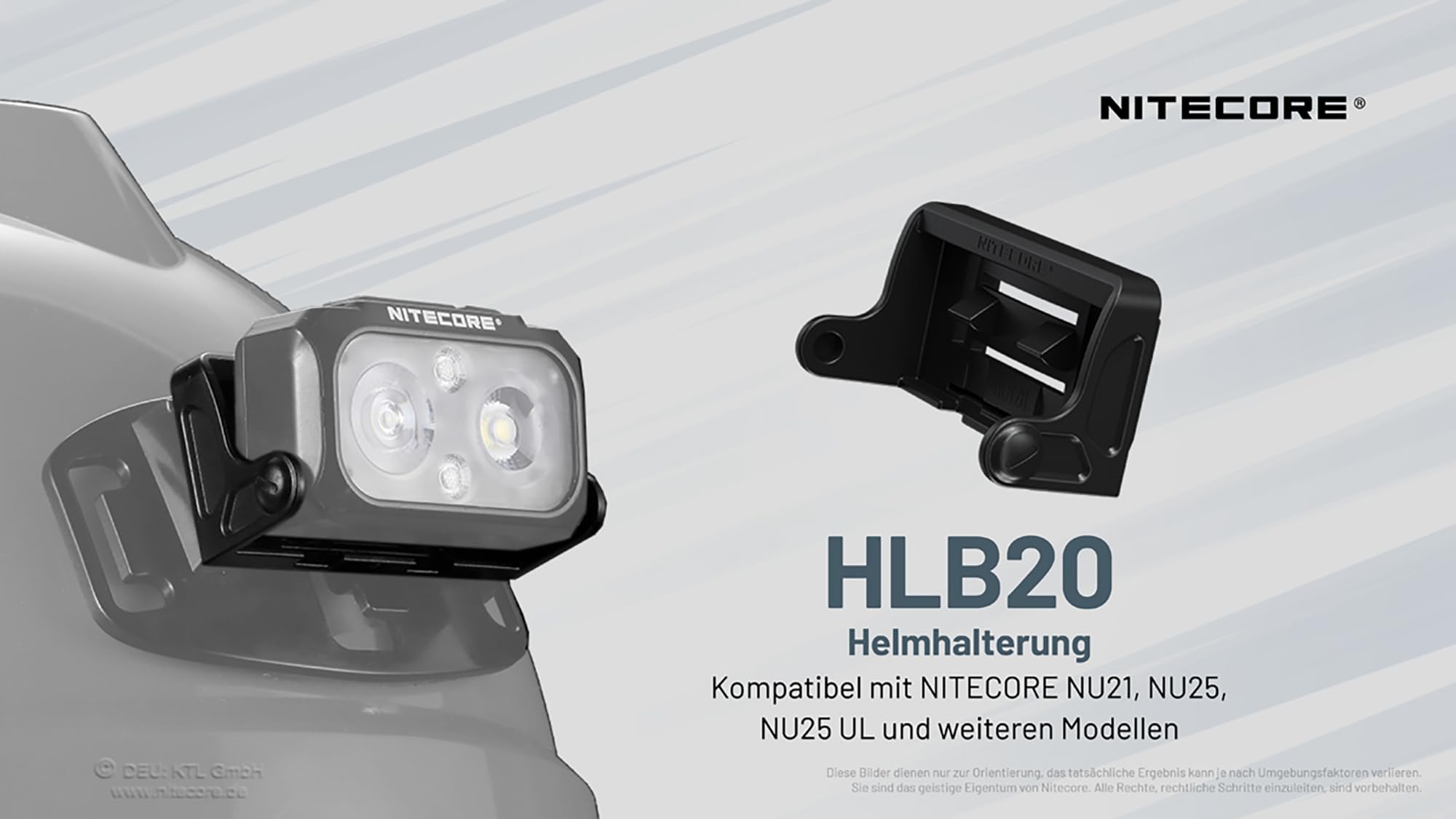 Nitecore Aufnahme FÜR NU2X Modelle (Schwarz)