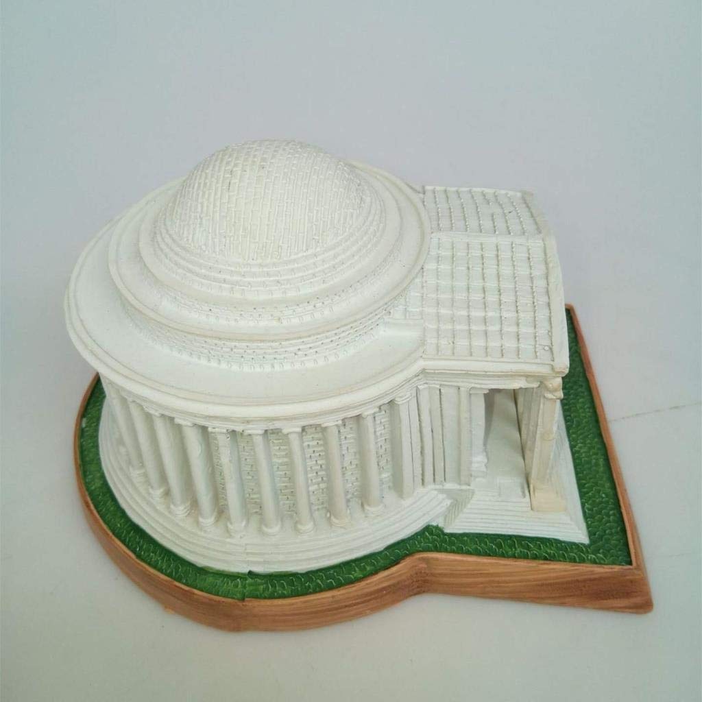 Thomas Jefferson Memorial Statua żywica rękodzieło rzeźba Stany Zjednoczone miniaturowe modele starożytnych budynków pamiątki przedmioty kolekcjonerskie dekoracje domu prezent