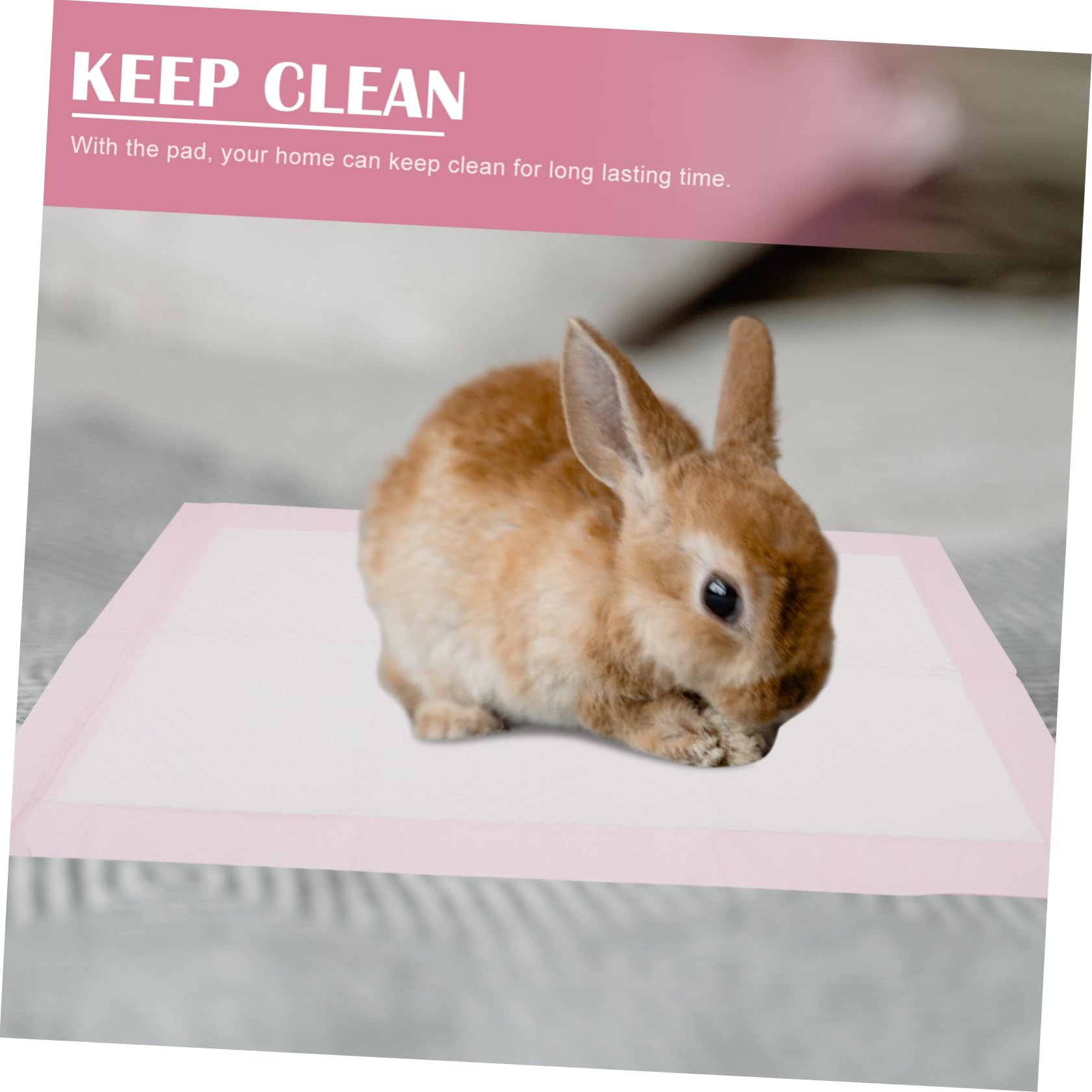 BESTonZON Welpen Unterlagen 90x60 Auslaufsichere Einweg Pipimatten aus Vlies 100 Stück für Kaninchen Hunde und Meerschweinchen