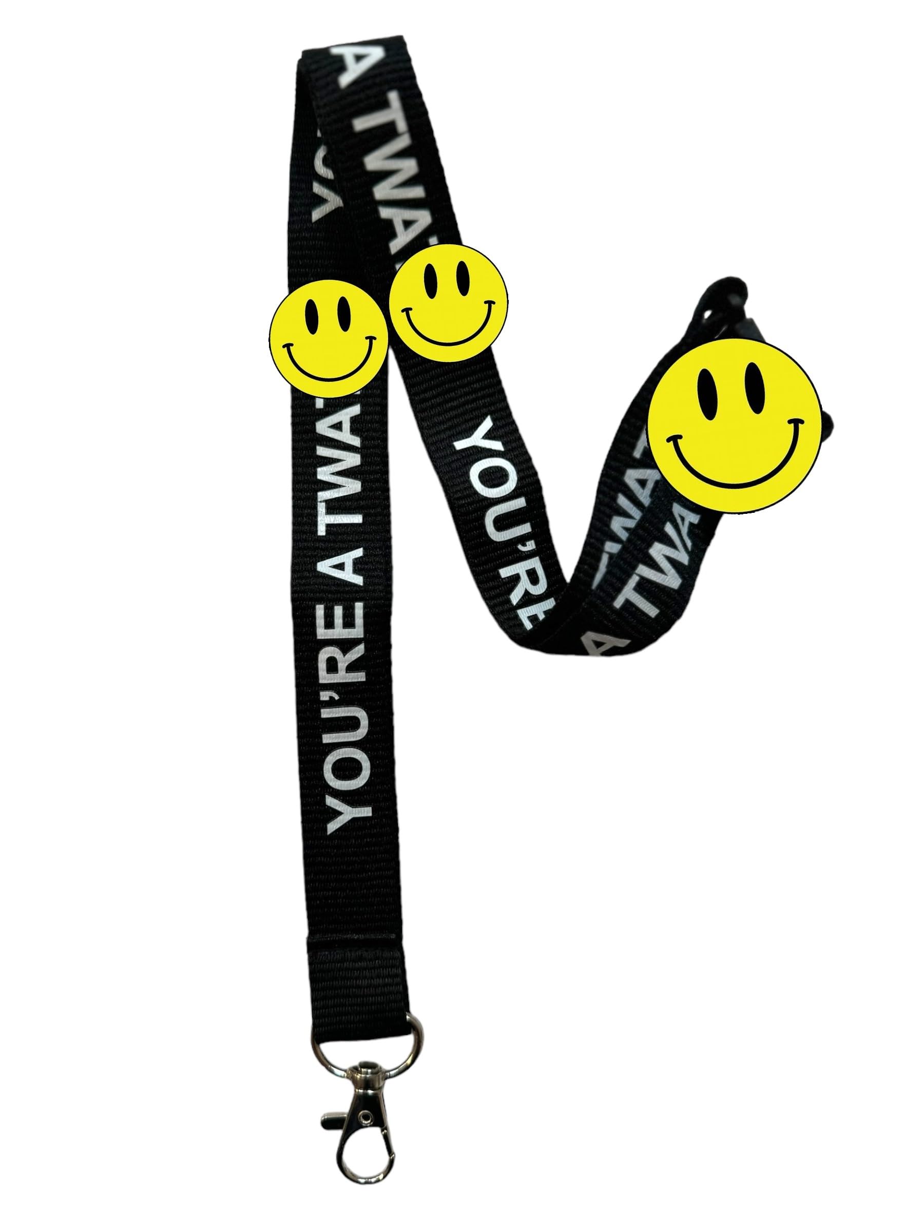PAC Supplies Global Offensive Sayings Breakaway Lanyards, Assorted Designs (Your a Twa*)