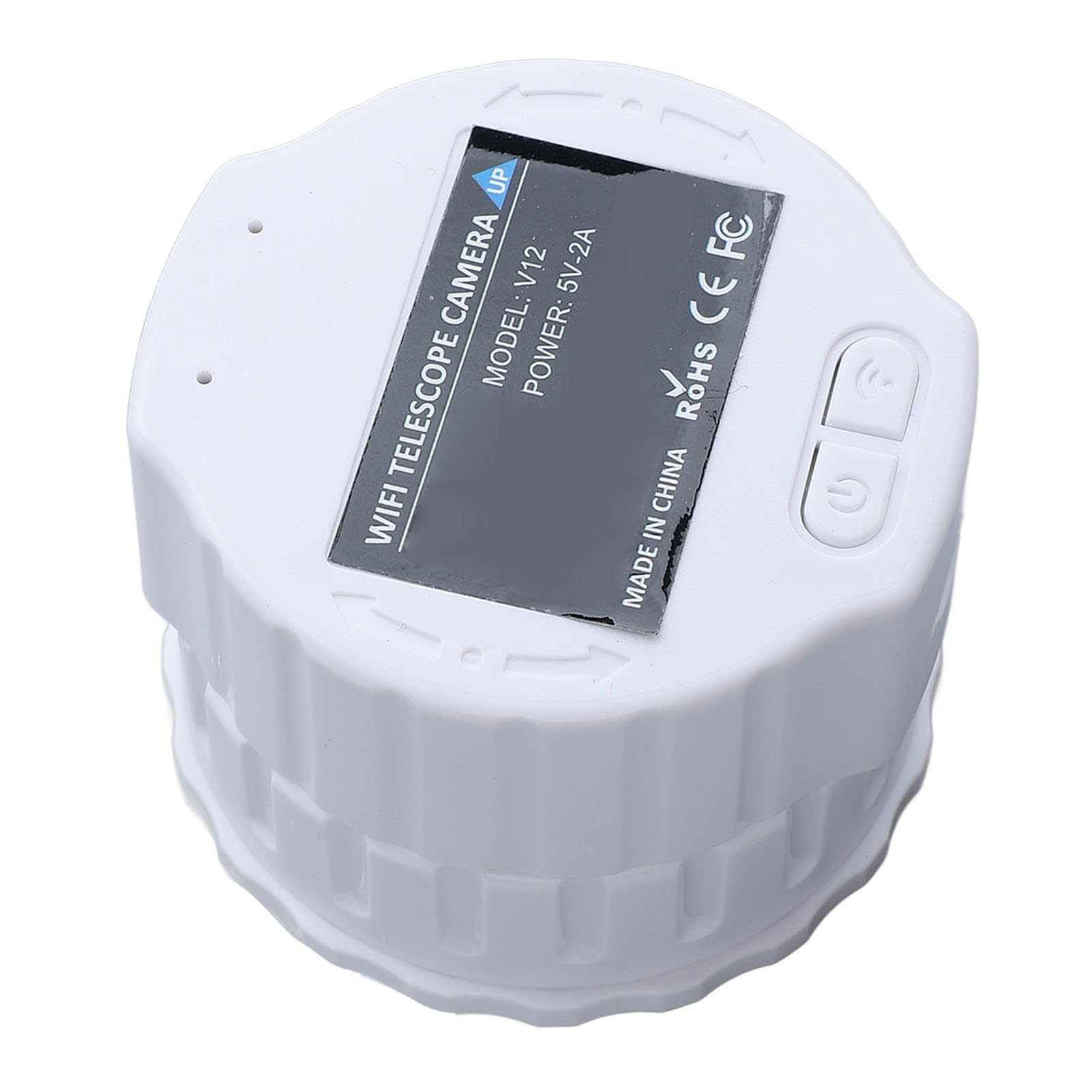 Cryfokt Cámara Ocular con Telescopio WiFi, Sensor de 4MP Grabación de Video 2K Punto de Acceso WiFi Incorporado Ocular Electrónico de 4MP, Digital Inalámbrico con Soporte para Tarjeta de Memoria de