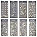 OLYCRAFT 8PCS Adesivi Autoadesivi Stile Misto Adesivi Decorativi con Fiocco di Neve A Forma di Stella per Personalizzare Conto A Mano Photo Frame Album Laptop Bottiglia d'Acqua Decorazione Scrapbook