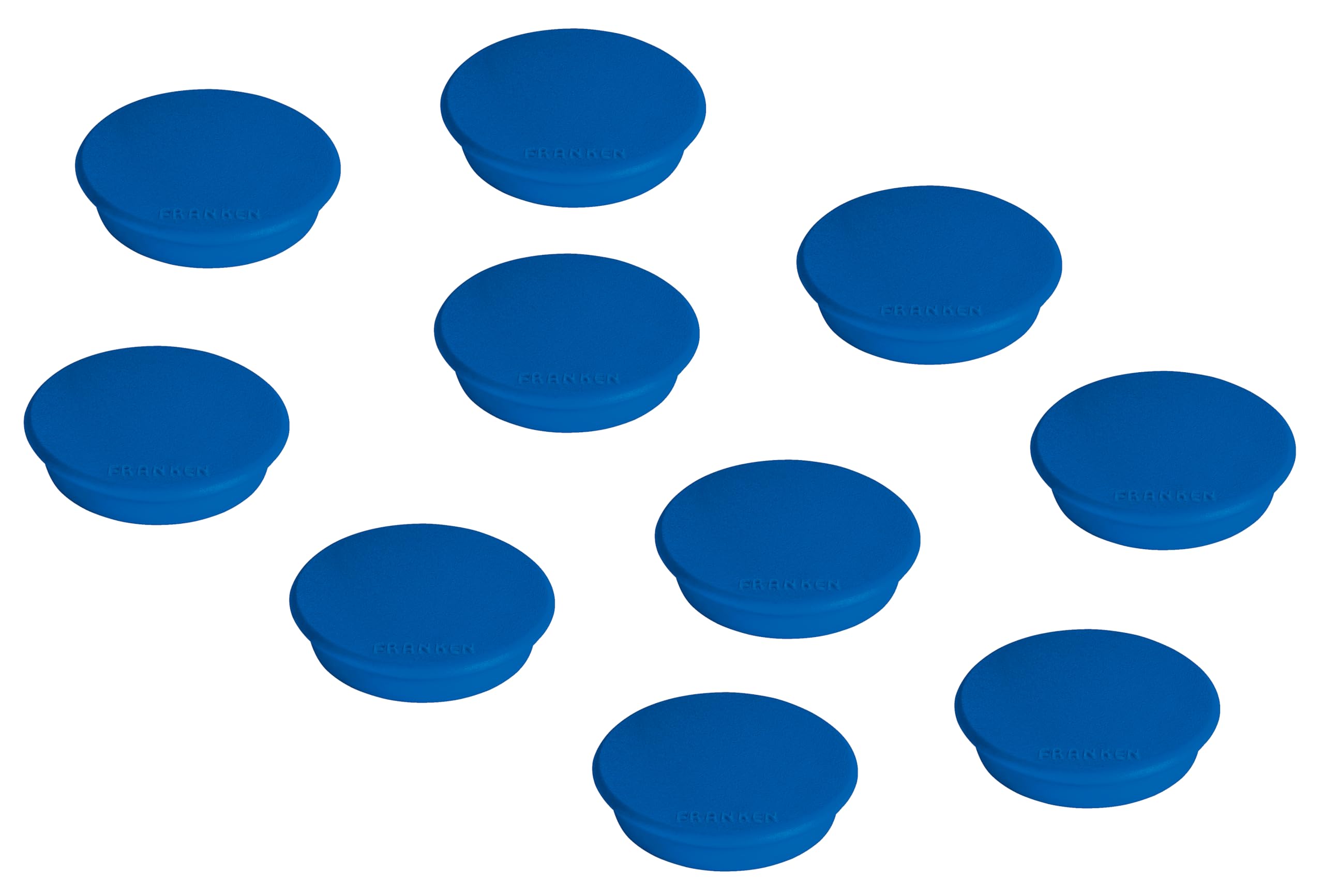 Tacking Magnet Size 24 MM Adhesive Force 300g Blue 10 Pieces — image 1