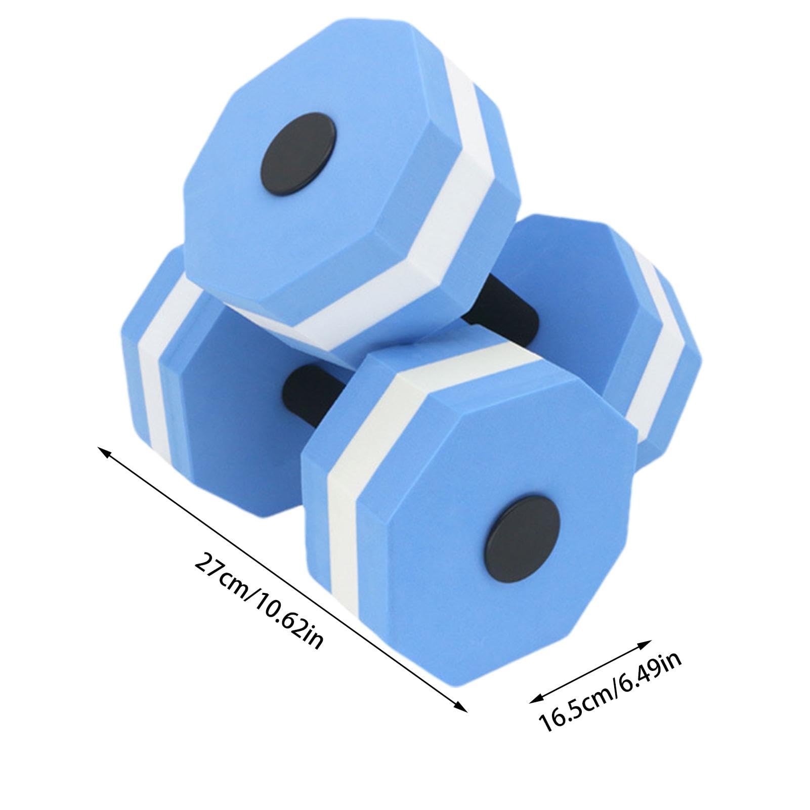 Wasserhanteln Mit Verbindungsstange - EVA Schaumstoff, 27cm, 136g Paar Für Aqua Fitness