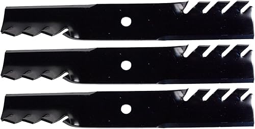 USA Mower Blades® (3 MB110BP Mulching para Bad Boy 038-5350-00 038-5350-0050 Longitud 16-1/2 pulgadas. Ancho 2-1/2 pulgadas. Grosor 0.204 pulgadas.