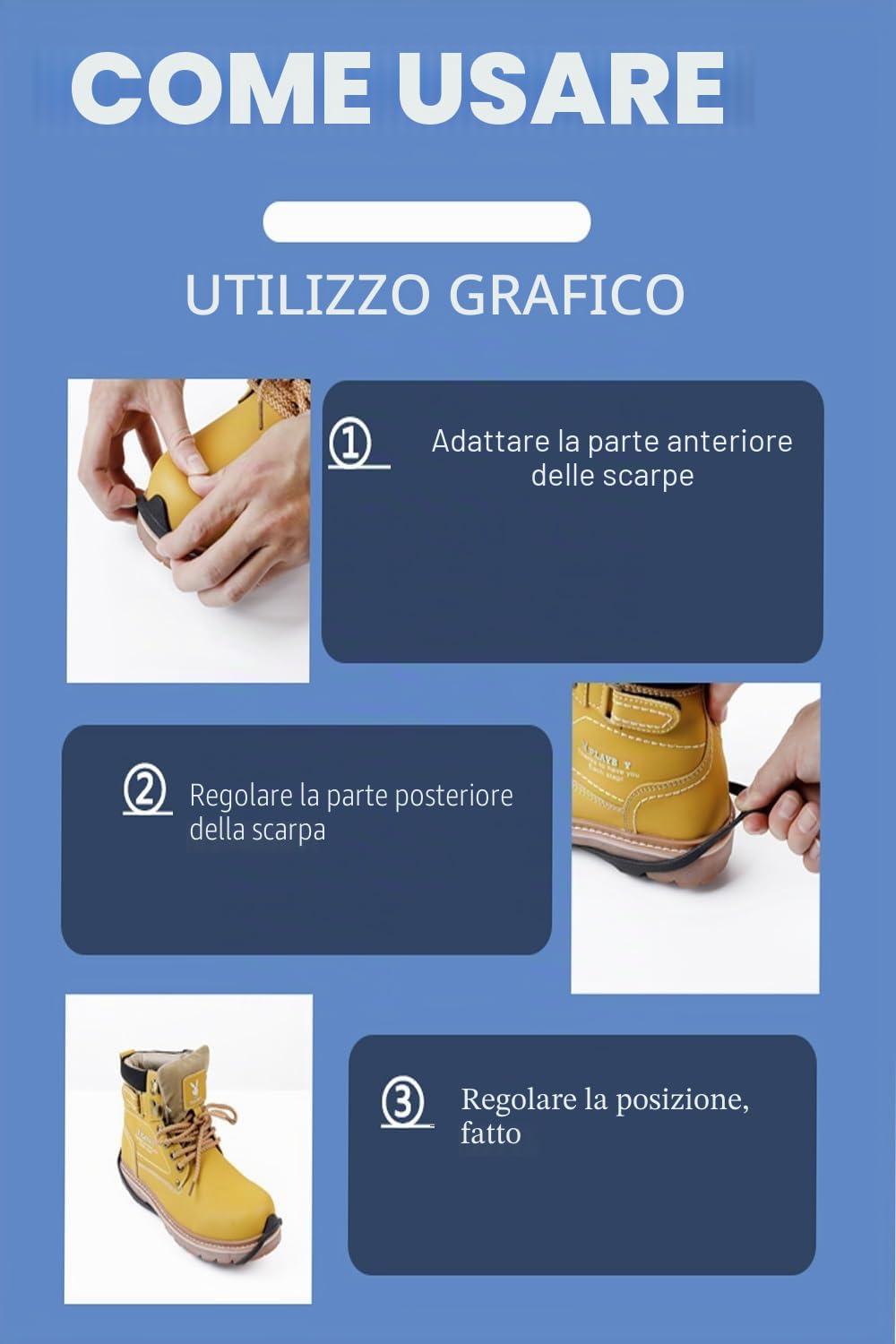 Ramponi per Scarponi,Ramponcini da Ghiaccio Antiscivolo,Neve Ghiaccio Ramponi Tacchetti Spikes per Scarponi da Alpinismo,Scarpe per Ghiaccio Trazione e Outdoor Sci in Inverno 34-47