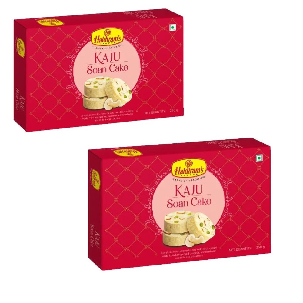 Haldirams Nagpur Kaju Soan Cake Pack of 2 (500grms) (B0D9LYF3FV) Amazon Price History, Amazon Price Tracker